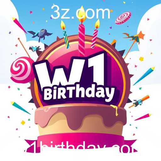 Celebração Anual de Gamers com o 'w1 birthday'